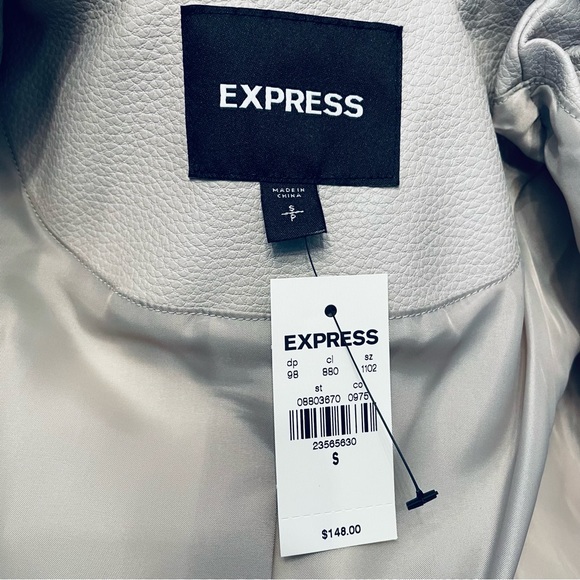 Express Faux Leather Dress Jacket | Size: Small - Picture 13 of 13